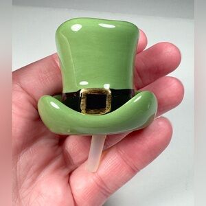 Nora Fleming "Spot o' Irish" Leprechaun Hat Mini Charm (A87) Excellent Cond!